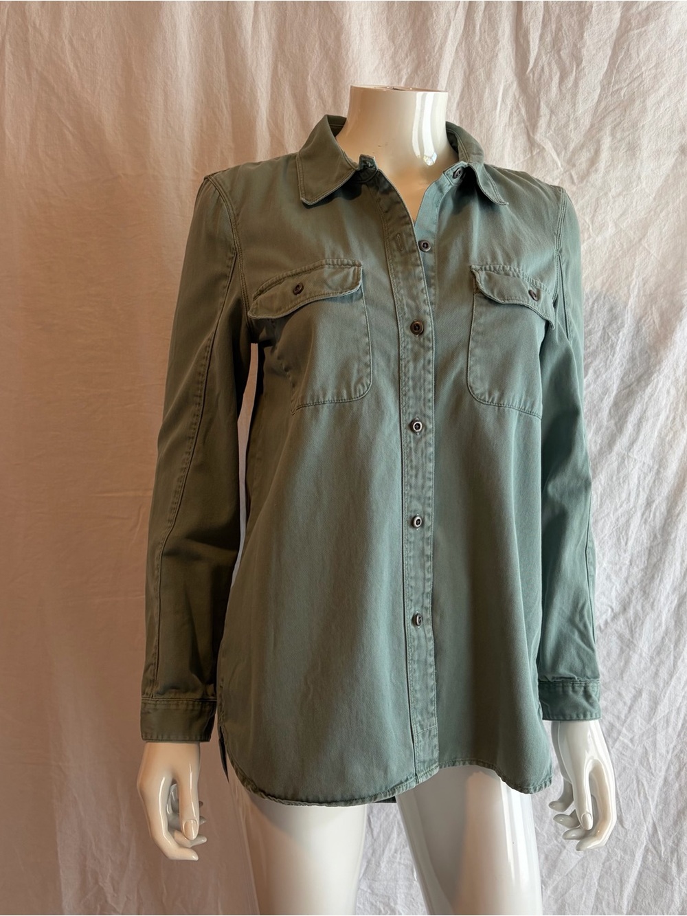 Madewell Women's Tomboy Button-Front Utility Shirt